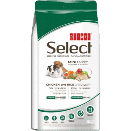 SELECT MINI PUPPY CHICKEN&RICE 3 kg 