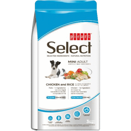 SELECT MINI ADULT LIGHT-STERILISED CHICKEN&RICE 3 kg